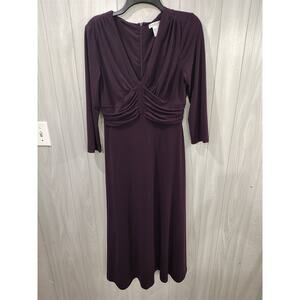 Women's Plaza South Dark Purple Dress 8 Wedding Bridesmaid Formal Event Church